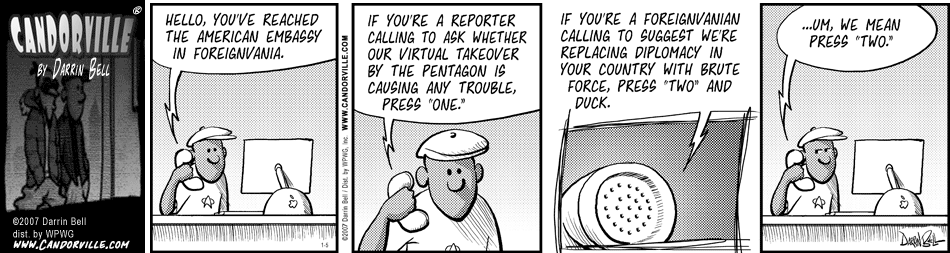 Candorville comics: January 5, 2007