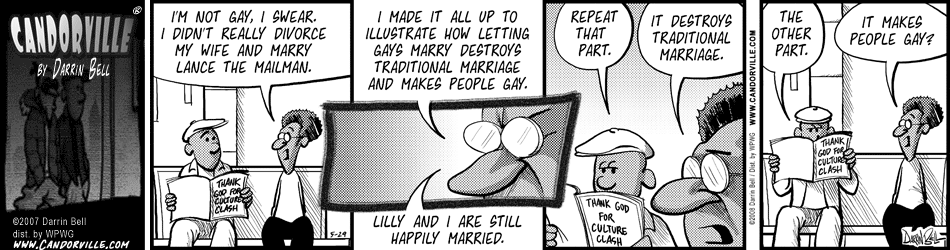 Candorville: 5/29/2008- Gay Marriage Consequences, part 4