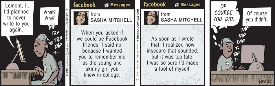 Friending Sasha Mitchell, part 2