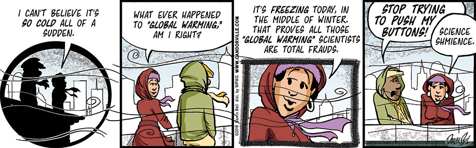 A Cold Day Disproves Global Warming